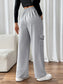 Perfee Drawstring Elastic Waist Joggers with Pockets