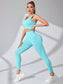 Scoop Neck Wide Strap Top and Pants Active Set