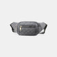 Zenana Quilted Multi Pocket Waist Belt Bag